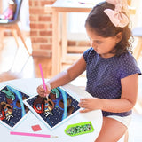 LWZAYS Diamond Painting Kits for Kids Diamond Art Gem by Number Kits Arts and Crafts for Kids, Mosaic Kits DIY Full Drill Painting Kit for Home Wall Decor 4 Pieces 6" X 6" LWZAYS