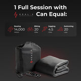 Healix Infrared Sauna Blanket – VOC-Free Portable Home Sauna for Detox & Relaxation, Zero EMF Far Infrared Sauna Blanket with Adjustable Temp (77–176°F), Carbon Fiber Heating & Hook-and-Loop Closure Healix