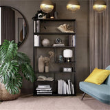 DHP Dorel Living Moriah Bookcase, Black DHP