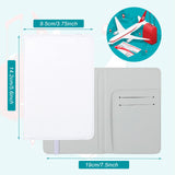 Outus 3 Pcs Sublimation Passport Cover Blank DIY Passport Holder Travel ID Cards Holder Wallet Cover for Passport Business Cards Credit Cards Boarding Passes Outus