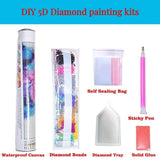 Egypt 5D Diamond Painting Kits for Adults 20x48in, Egyptian Murals Diamond Art Kits for Adults, DIY Full Drill Round Diamond Art Paintings Mosaic Kits for Adult Crafts for Wall Room Decor Gifts Z-293 Wohoaqig