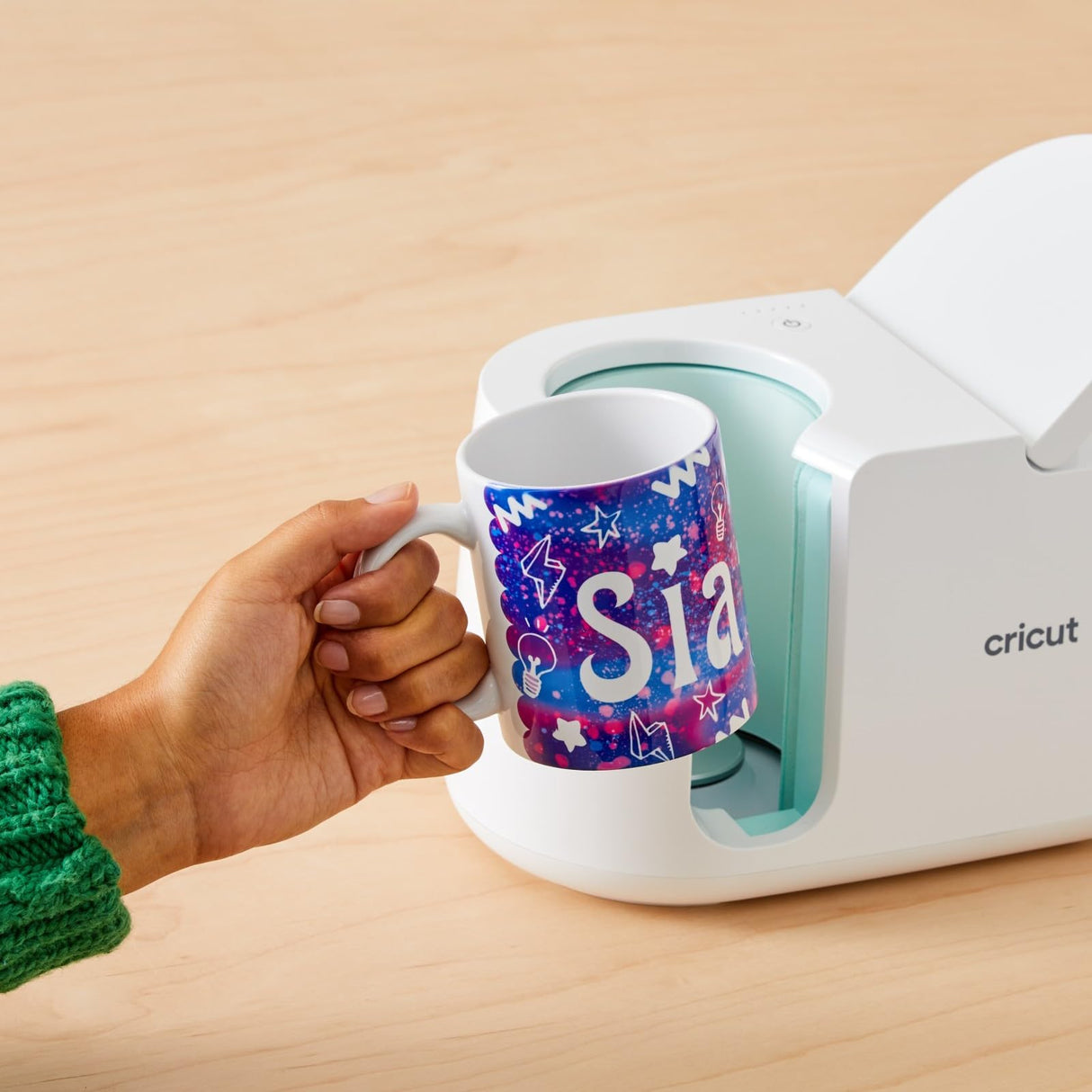 Cricut Blank Mug, Ceramic-Coated, Dishwasher & Microwave Safe Mug to Decorate, Cricut Mug Press & Infusible Ink Compatible,15 Oz Sublimation Mug, Ideal for Crafts and Printing, 2 Count, White Cricut