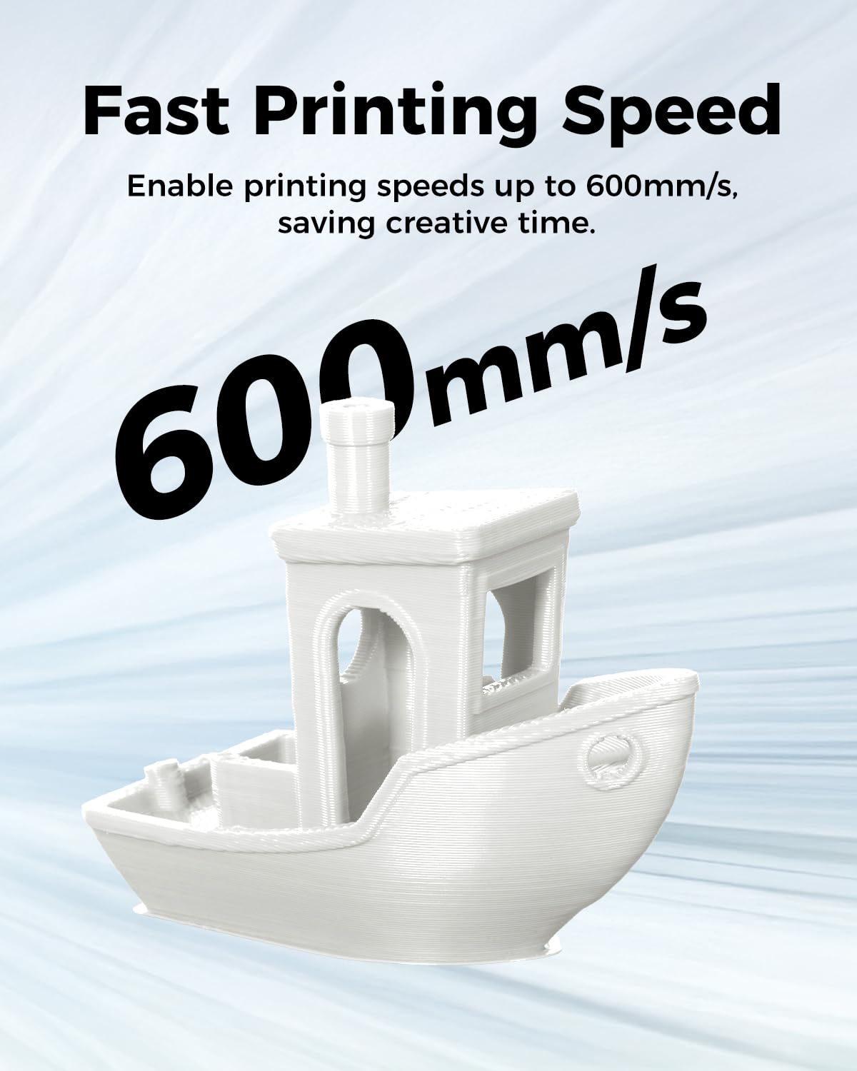 Creality Official Hyper PETG Filament 1.75mm, High Speed 30-600mm/s 3D Printer Filament PETG, Dimensional Accuracy ± 0.03 mm, Fit Most 3D Printers, 1KG(2.2lbs) Spool Transparent Creality