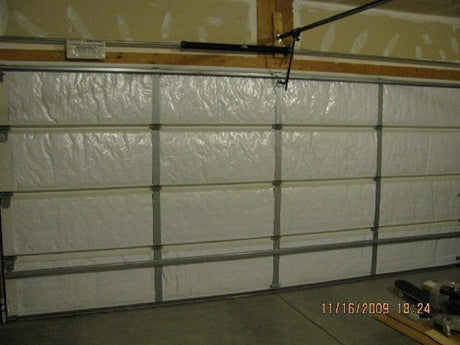 US Energy Products Reflective 2 Car White Poly-Air Garage Door Insulation Kit 18 x 8 Kit (PRECUT) 2 Car White 18x8 US Energy Products
