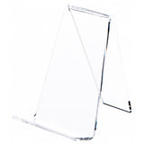 Plymor Clear Acrylic Book Easel with 1.125" Flat Ledge, 3.625" W x 4.25" D x 4.875" H Plymor