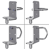 Insaga Multi-Purpose Ground Anchors Screw in, Wider Spiral Earth Anchors, Fully Welded Mobile Home Anchors for Trampolines, Swing Sets, Carports and More, 18'' Set of 4 Insaga