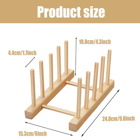 Mckkymi 2 Pcs Wooden Puzzle Display Stand-Toddler Puzzle Storage，Multifunctional Kitchen Dish Rack，Shelving for the kids，Puzzle Storage Rack Organizer Shelf for Adults Craft Collection Lovers Mckkymi