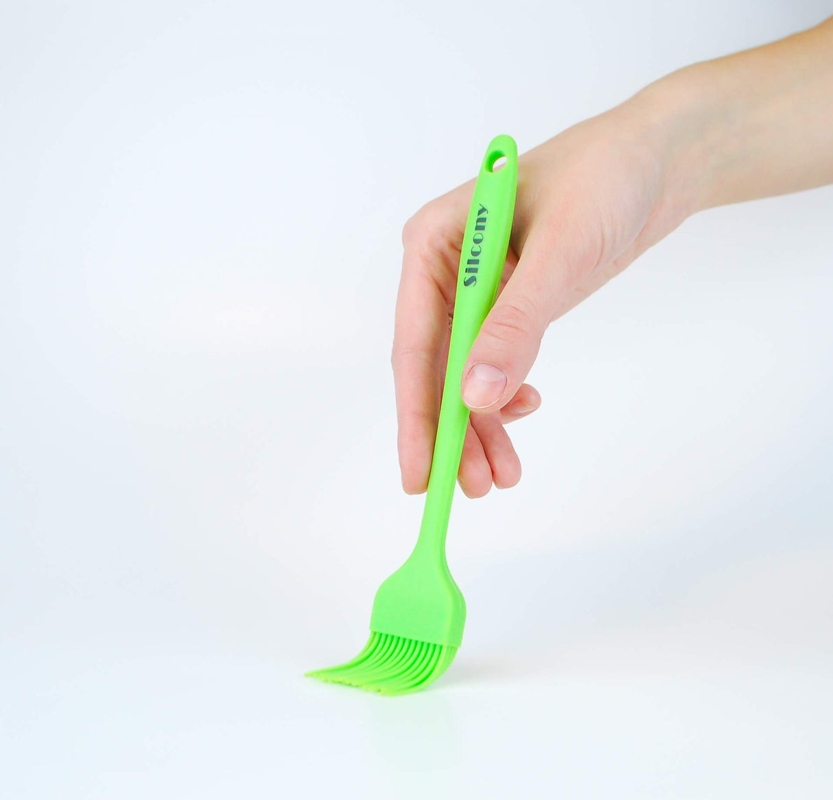 SILCONY 8.4" Silicone Basting Pastry Brush - Perfect for Oil Butter Spread, Marinades, Baste, BBQ, Grill, Cooking - BPA Free, Food Grade Material, Dishwasher Safe (3, 8.4 Inches) Silcony