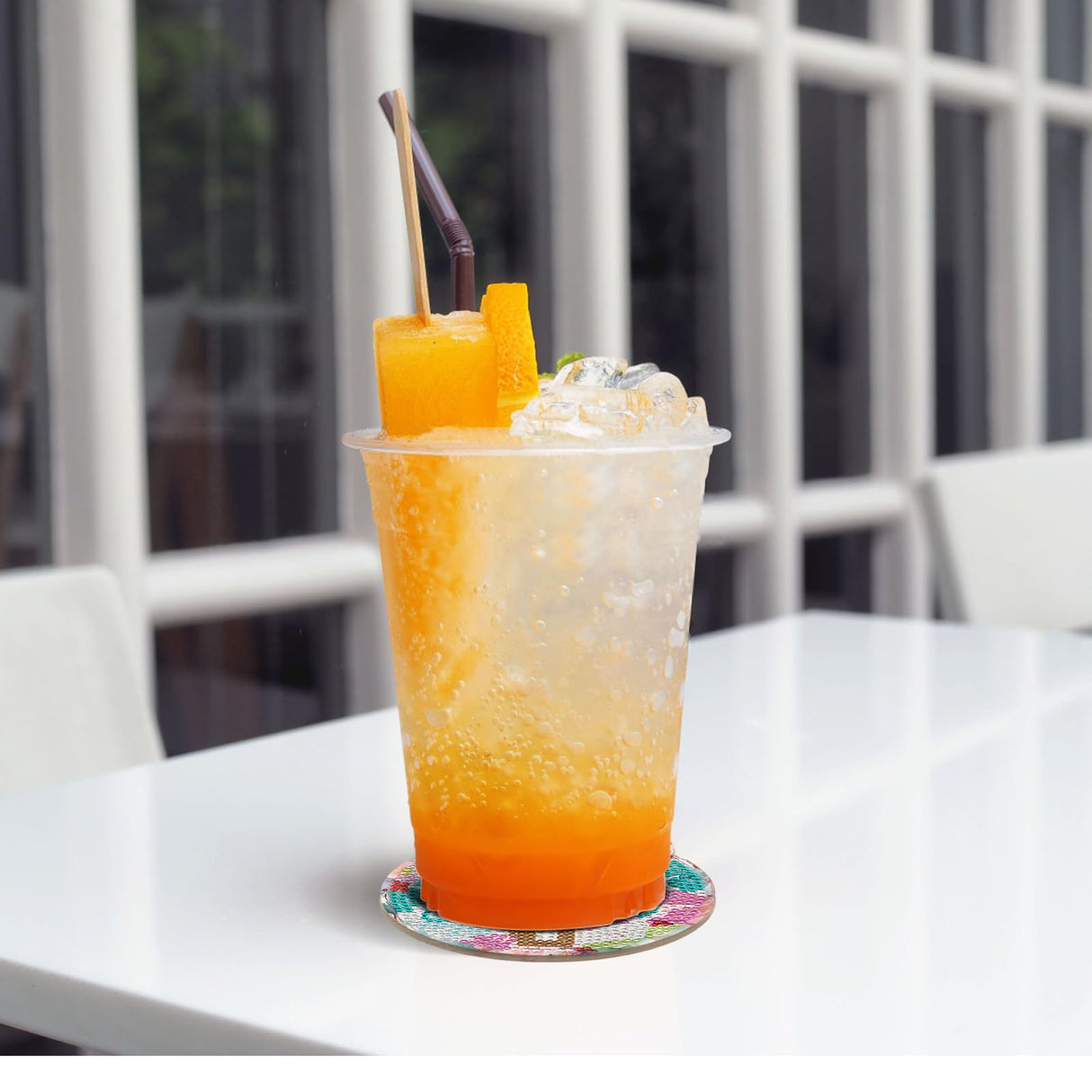 Diamond Painting Art Coaster Kit - 8 PCS Cross Christian Diamond Art Coaster Set With Bible Verse Religious Gem Art Coaster Non Slip Diamond Painting Kits Inspirational Gift for Adults Beginners Xmas INCOK