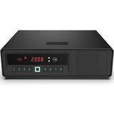 Z ZLJUAN Sliding Away Pistol Handgun Safe for Two Pistols,Quick Access Gun Safe with LCD Display of Time,Low Battery Warning,Unlock State,Drawer Safe for Nightstand Bedside Home Z ZLJUAN