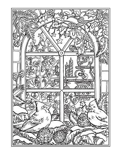 Creative Haven Country Christmas Coloring Book (Adult Coloring Books: Christmas) Dover Publications