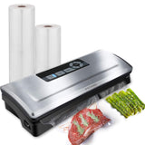 POTANE Precision Vacuum Sealer Machine, Powerful Pro Vacuum Food Sealer, 8-in-1 Easy Presets, 4 Food Modes, Dry&Moist&Soft&Delicate with Starter Kit, Compact Design(Silver) Potane
