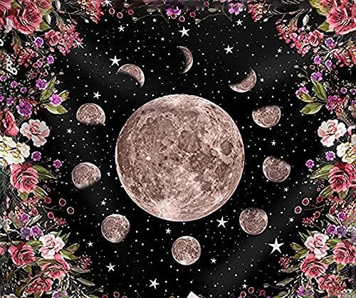 Diamond Painting Kits,5D Diamond Art with Accessories & Tools,Moon Phase Painting with Diamond，Relaxation and Home Wall Decor 12 x 16inch FILASLFT