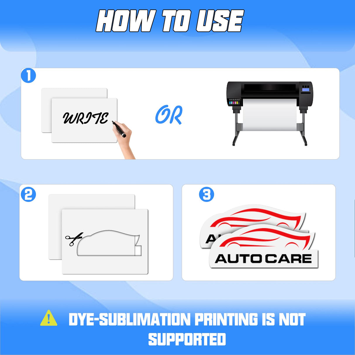 XYK 2 Pack 17” x12” Blank Magnets with 50 mils, Prevent Car Scratches & Dents, Rounded Corners Blank Car Magnet Set, Magnet for Car to Advertise Business and Cover Company Logo XYK