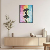 Naykow Rainbow Silhouette Diamond Painting Kits for Adults Full Drill 5D Diamond Art Kits DIY Diamond Painting by Number for Home Wall Decor 12 x 16 inches Naykow