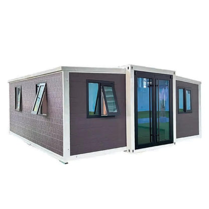 20ft 30ft 40ft Hurricane Proof Prefab Modular Expandable Container House with 2 Bedrooms 3 Bedrooms and Kitchen Bathroom - WoodArtSupply