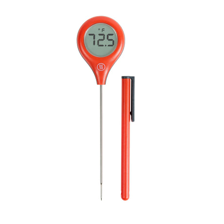 ThermoWorks ThermoPop 2 — Best Value Instant Read Thermometer - Cayenne Pepper Red ThermoWorks