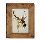 icheesday Picture Frame 5x7 Inch,Rustic Wood Photo Frames with Real Glass,Wall Hanging and Tabletop Standing,Vertical or Horizontal Display (Brown) icheesday