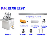 HQHAOTWU Pneumatic Hinge Boring Drill Press Machine Double Station Hinge Boring Drill Press Machine Woodworking Hinge Drilling Insertion Machine Adjustable Punching Depth HQHAOTWU