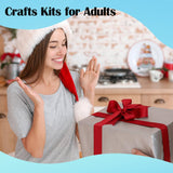 Ewparts Macrame Plant Hanger Kit with Instruction Book Tutorials Metal Rings 4mm Macrame Cord Green/Purple/Orange/Blue Pre-Cutted for Making 4 Macrame Plant Hangers Macrame Kit for Adults Beginners Ewparts