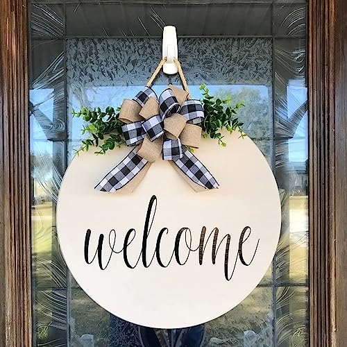 MAHIONG 20 Pack 12 Inch 1/8 Thick Round Wood Circles, Natural Premium Unfinished Wood Circles Wood Rounds, Wood Circles for Crafts Door Hangers Acrylic Painting MAHIONG