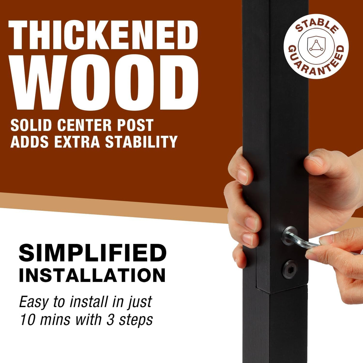 Ghosthorn Fishing Rod Holders for Garage 360 Degree Rotating Fishing Pole Rack, Floor Stand Holds up to 16 Rods Wood Fishing Gear Equipment Storage Organizer, Fishing Gifts for Men Women Ghosthorn