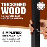 Ghosthorn Fishing Rod Holders for Garage 360 Degree Rotating Fishing Pole Rack, Floor Stand Holds up to 16 Rods Wood Fishing Gear Equipment Storage Organizer, Fishing Gifts for Men Women Ghosthorn