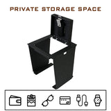 Center Console Gun Safe Vault - TuoJue Console Safe Lock Box Compatible with 2021-2025 Ford Bronco With Full Floor Console Model, with Superior Fingerprint Lock, Center Console Organizer TUOJUE