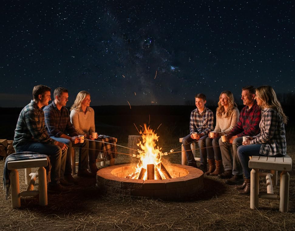 Kdgarden Outdoor Wooden Curved Backless Porch Bench Rustic Style Cedar/Fir Wood Log Fire Pit Bench for Patio Garden Deck and Backyard, 40"-55" W×14" D×16.5" H, Natural Finish Kdgarden