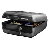 SentrySafe Fireproof and Waterproof Safe Box with Key Lock, Fire and Water Chest Safe for Valuables, 0.36 Cubic Feet, 7.6 x 16.5 x 14.8 Inches, CHW30220 SentrySafe