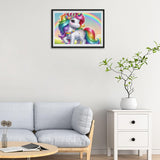 Jigsaw Puzzles Unicorn and Rainbow 1000 Piece Puzzle Christmas Family Games ODAWA