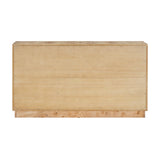 WILSHINE Buffet Sideboard with Storage Accent Cabinet, Wooden Credenzas Entryway Table with 3 Doors for Kitchen Living Room, Burly Wood Color, 54" WILSHINE