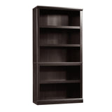 Sauder Miscellaneous Storage 5 Bookcase/book shelf, L: 35.28" x W: 13.23" x H: 69.76", Estate Black Sauder