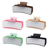 HUIFACAI Stylish Hair Claw Clip Fashionable Sublimation Aluminum Plate Hair Clip for Women Heat Transfer Technology Hairpin HUIFACAI