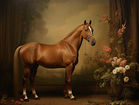 SKRYUIE Paint by Numbers Kit for Adults Beginner Horse, Acrylic Oil Painting by Numbers Kits with PaintBrushes Art Crafts Canvas for Home Decor 16x20 inch / 40x50 cm B23434 SKRYUIE