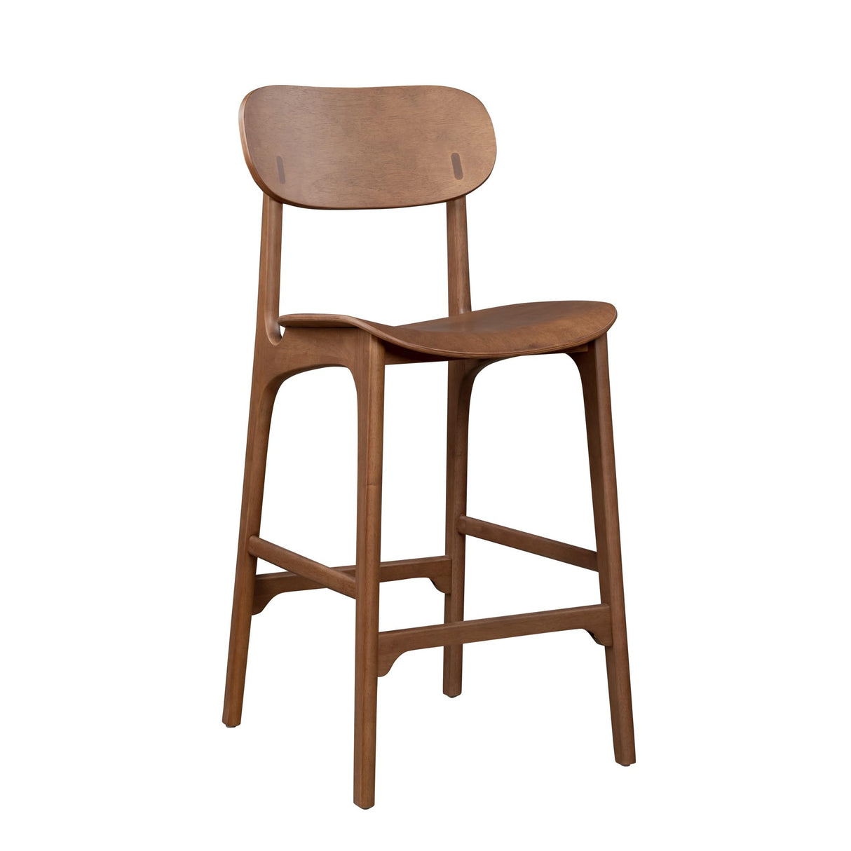 Solvang Wood Bar Stool- Brown Ale Finish Boraam