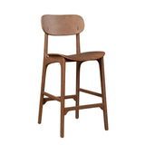 Solvang Wood Bar Stool- Brown Ale Finish Boraam