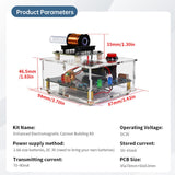 STEM Projects DIY Toys Soldering Practice Kit, Electric Magnetic Transmitter Educational Electronics Kit, Mini DIY Shooting Game Toy Gift for Teens Boys Girls TKXEC
