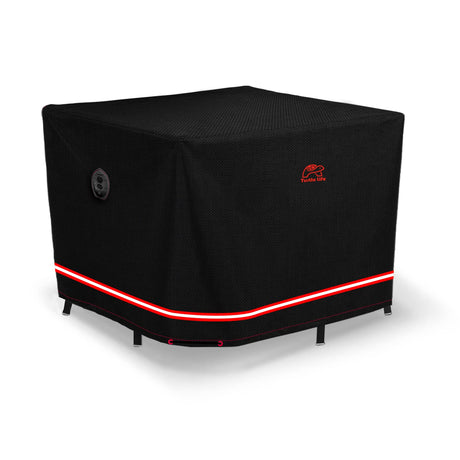 Turtle Life Patio Furniture Sets Cover, Heavy Duty Square Durable Waterproof Outdoor UV Resistant Anti-Fading Dining Table Chairs Furniture Cover, Black, 56"L x 56"W x 29"H Turtle Life