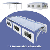 Devoko 10'x30' Heavy-Duty Party Tent - Waterproof Outdoor Canopy with UV Protection & Sidewalls for Weddings, Backyard Events, Patio - Wind-Resistant Large Event Tent Devoko