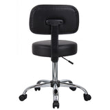 Be Well Medical Spa Professional 26.5-Inch Drafting Stool, Black (B245-BK) B245-BK Boss Office Products