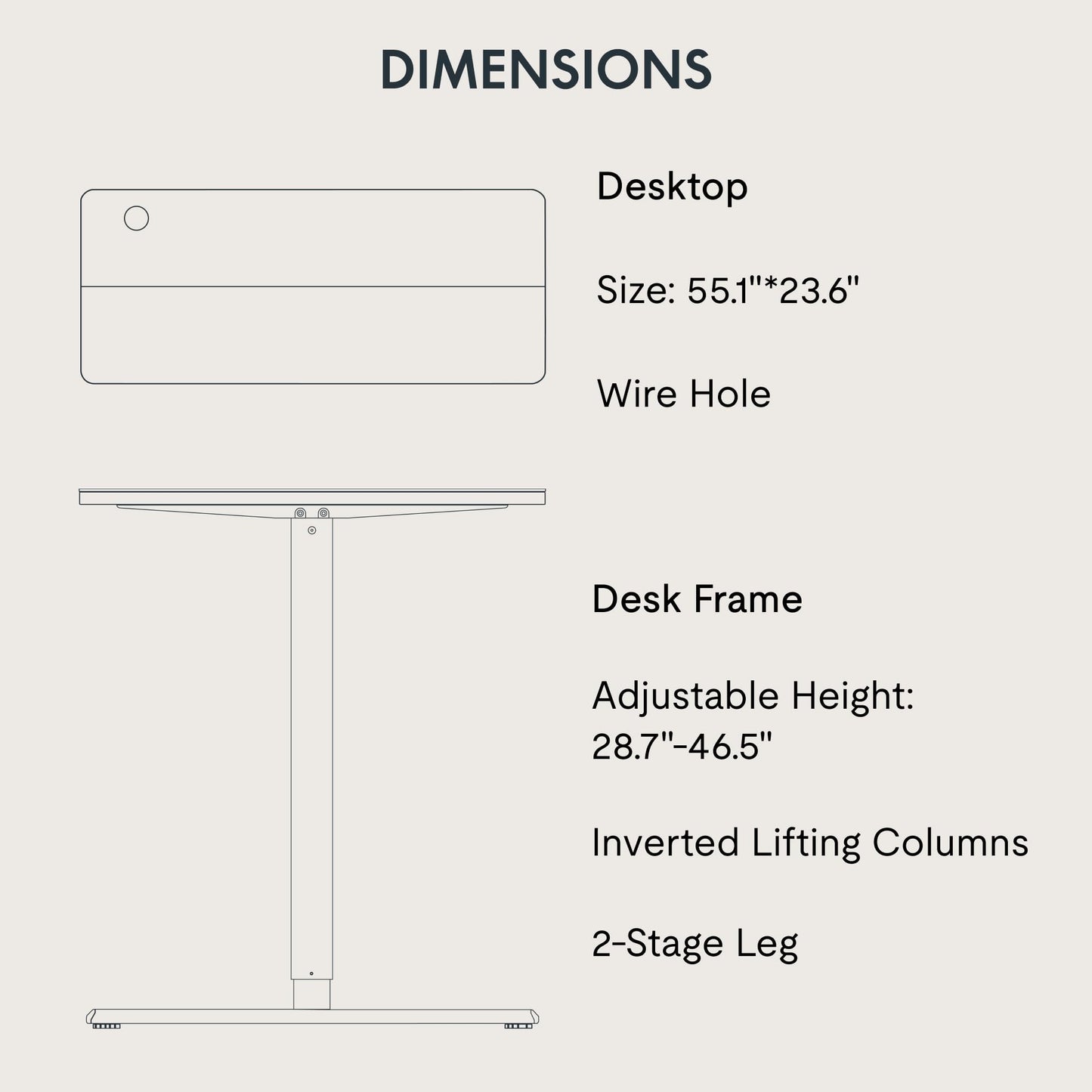 FitStand Adjustable Stand Up Desk with Memory Preset, Standing Desk 55 x 24 Inch Electric Stand Up Desk Home Office Desk Computer Workstation Sit Stand Desk, Splice Black Top + Black Frame - WoodArtSupply