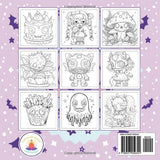 Creepy Cutie: Coloring Book for Adults and Teens Featuring Kimokawaii and Gothic inspired Creepy and Cute Creatures and Foods Lindesa
