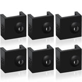 3D Printer Hotend Silicone Sock, 6 PCS Heater Block Silicone Cover for Creality Ender 3/3 Pro/3 V2, Ender 5/5 Plus/ 5 Pro, CR 10 Series, MK7/ 8/9 3D Printer Hotend KITANIS