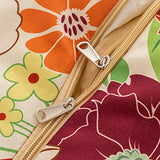 Makimoo Set of 4 Outdoor Dining Chair Cushions, Comfort Patio Seating Cushions, 44 x21x4.5 inch, Single Welt and Zipper, Blooming Fiesta Makimoo