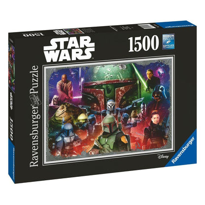 Ravensburger Star Wars Boba Fett: Bounty Hunter 1500-Piece Jigsaw Puzzle | Unique Softclick Technology | Vibrant, Glare-Free Images | Quality Interlocking Fit | Ideal for Adults and Kids Aged 14+