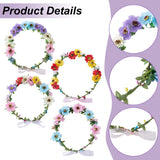FREEBLOSS 16 Set Flower Crowns Making Kit Make Your Own Flower Crown Wreath Headbands Handmade Hair Accessories DIY Floral Crown Garland Kit FREEBLOSS