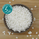 Coconut Soy Wax Beads for Candle Making | 5lb Coconut Soy Candle Wax Pastilles for Candlemaking | Smooth Blend for High Load Fragrance Formulation | Candle Making Supplies Direct Candle Supply