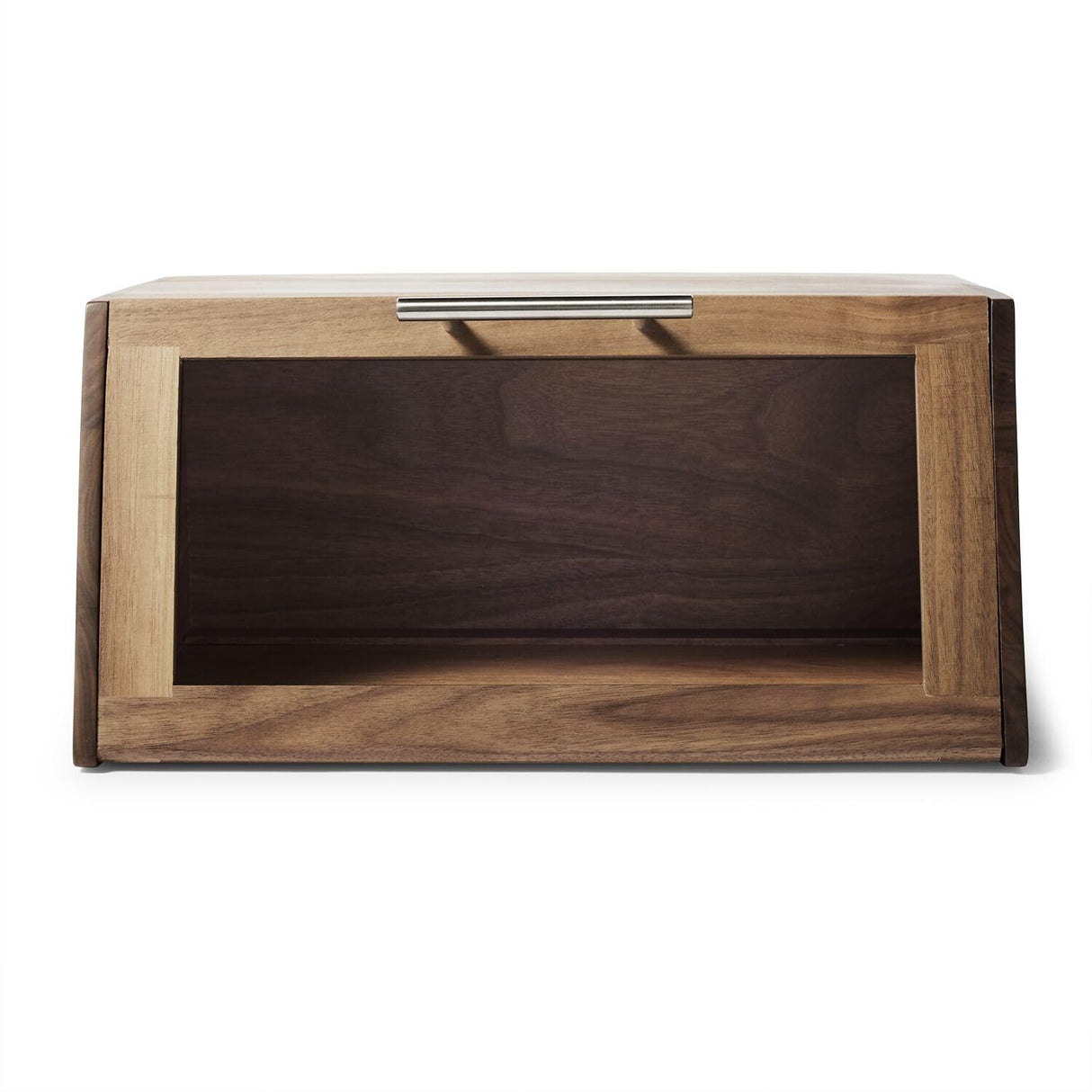 Sur La Table Black Walnut Bread Box, Brown Sur La Table