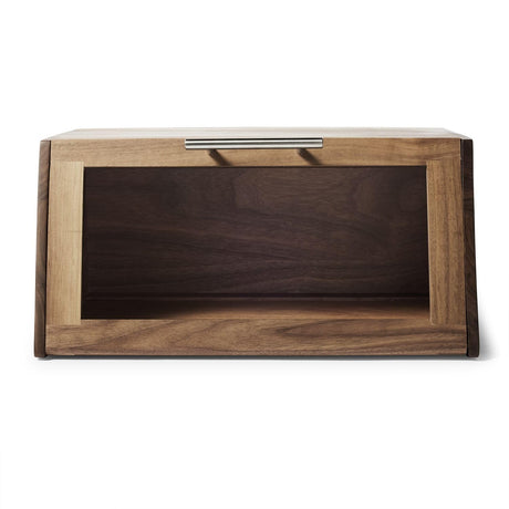 Sur La Table Black Walnut Bread Box, Brown Sur La Table